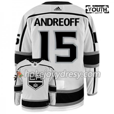 Dětské Hokejový Dres Los Angeles Kings ANDY ANDREOFF 15 Adidas Bílá Authentic